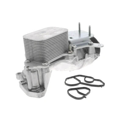 Abbildung von VEMO V42 60 0007 Ölkühler mit Ölfiltergehäuse, Dichtungen Original Qualität FORD: FIESTA 5, S Max Mk1, 6, PEUGEOT: 407 SW