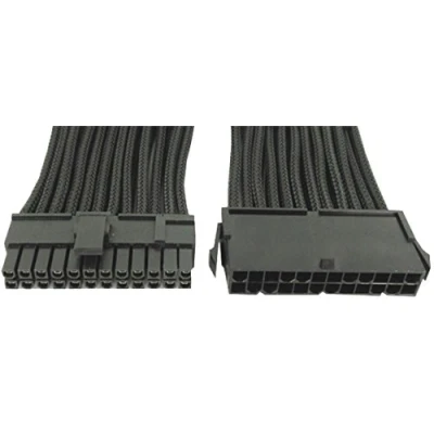 Abbildung von GELID Solutions Kabel 24 PIN EPS Single Sleeve Schwarz AWG 18 Größen 30cm Farbe