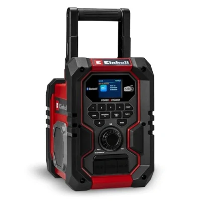 Abbildung von Einhell Akku Baustellenradio TE CR 18 Li DAB+/FM/BT Solo Power X Change (18 V, DAB+, FM, Bluetooth, AUX, USB, automatische Sendersuche, TFT Farbdisplay, IP65, ohne Akku)
