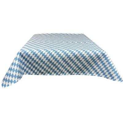 Abbildung von JEMIDI Stofftischdecke für Bistrotische Tischdecke kariert Tischdecken Decke Tisch 135cm x Bayrische Raute