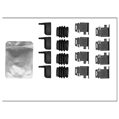 Abbildung von HELLA 8DZ 355 206 001 Zubehörsatz, Scheibenbremsbelag RENAULT: MASTER 3 Kasten, Bus, Pritsche/Fahrgestell