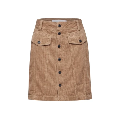 Abbildung von Street One Studio MIT Knopfeiste Minirock, Damen, Größe: 34, Beige