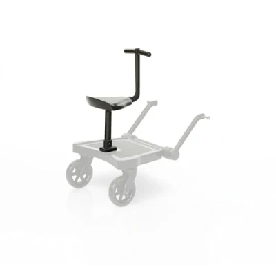Abbildung von Set ABC Design Trittbrett Kiddie Ride On 2 mit Stoffwindel von Kinderhaus Blaubär Mitfahrbrett universal passend Rollbrett für Kinderwagen Buggy bis 20 kg, Größe:Sitz
