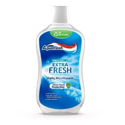Abbildung von Aquafresh Mundwasser Fresh Mint extra frisch Täglich 8er Pack (8 x 500ml)