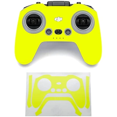 Abbildung von WRAPGRADE Skin Kompatibel mit DJI FPV Fernbedienung/DJI Fernbedienung 3 (NEON Yellow)