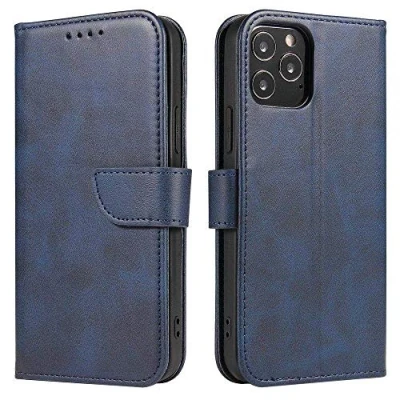 Abbildung von cofi1453® Premium Magnet Case Buch Tasche Schutzhülle aufklappbare Hülle Standfunktion Zubehör kompatibel mit Samsung Galaxy S20 FE (G780F) in Blau