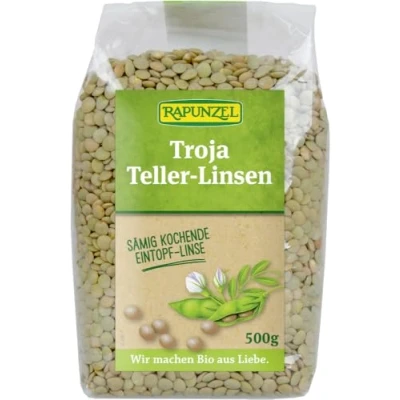 Abbildung von Rapunzel Troja Teller Linsen 500 g