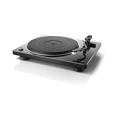 Abbildung von Denon DP400BKEM Plattenspieler (Riemenantrieb, Tonarmlift, eingebauter Vorverstärker, S Tonarm) Schwarz