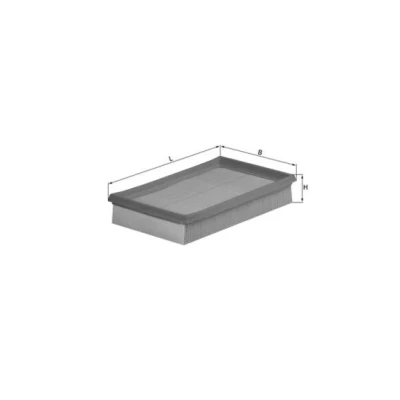 Abbildung von MAHLE ORIGINAL LX 663 Luftfilter 42,3 148 236,0 Filtereinsatz MAZDA: 323 F 6, FAMILIA 6
