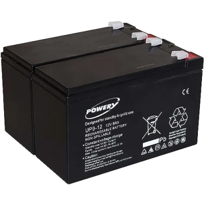 Abbildung von Akku net Blei Gel für USV APC Smart UPS 750 9Ah 12V (ersetzt auch 7,2Ah / 7Ah), 12V, Lead Acid