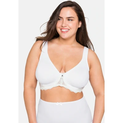 Abbildung von Sheego Minimizer Bügel BH, Damen, Größe: 100C, Weiß