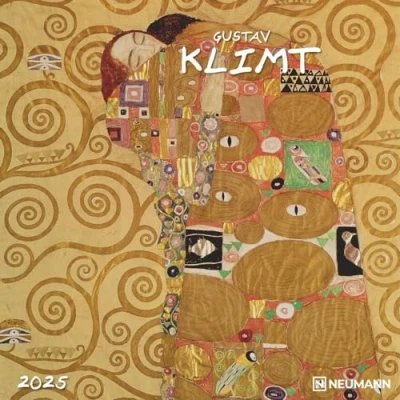 Abbildung von N NEUMANNVERLAGE Gustav Klimt 2025 Broschürenkalender, 30x30cm, Wandkalender mit Abbildungen von Klimt, Mondphasen, viel Platz für Notizen und internationale Feiertage/Kalendarium