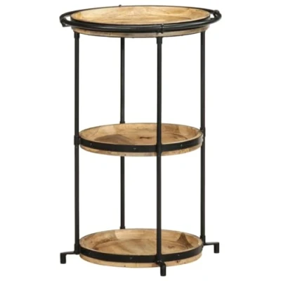 Abbildung von vidaXL Beistelltisch Ø55x83 cm Massivholz Mango