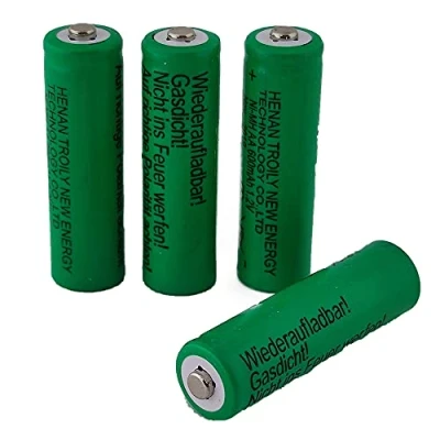 Abbildung von Solar Akku leistungsstarke wiederaufladbare Batterien NiMH AA 800mAh AAA 600mAh (Akku 4 Stück)