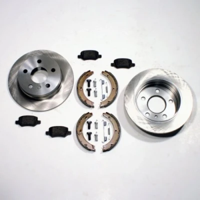 Abbildung von Bremsscheiben + Handbremsen Set hinten