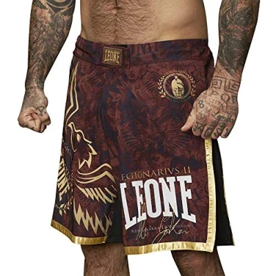 Abbildung von LEONE 1947, Legionarivs II MMA Shorts, Unisex Erwachsene, Bordeaux, M, AB790