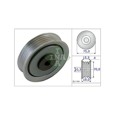 Abbildung von INA 531 0845 10 Spannrolle DAIHATSU: Sirion II
