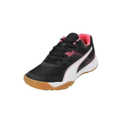 Abbildung von Puma Solarflash II Handballschuh, Herren, Größe: 44.5, Black/fire orchid/white Textil/synthetik