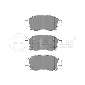 Abbildung von MEYLE 025 235 1017 Bremsbelagsatz ORIGINAL Quality Vorderachse mit akustischer Verschleißwarnung Anti Quietsch Blech TOYOTA: Prius II Liftback
