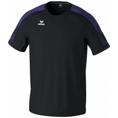 Abbildung von Erima Herren EVO Star leichtes T Shirt (1082407), schwarz/Ultra violet, XXL