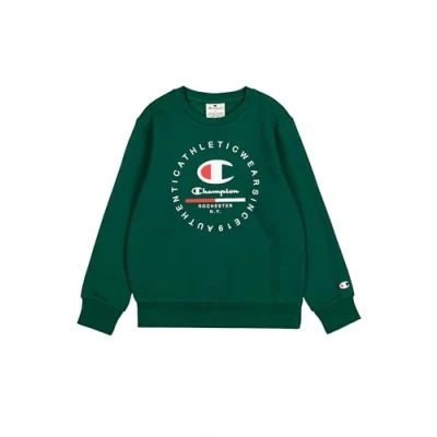 Abbildung von Champion Graphic Crewneck Unisex Sweatshirt für Kinder, Größe: 102/107, Green