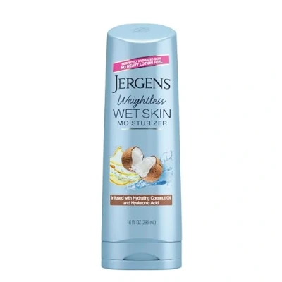 Abbildung von Jergens Feuchtigkeitscreme für nasse Haut, mit erfrischendem Kokosöl, 284 ml (Verpackung kann variieren)