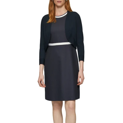 Abbildung von s.Oliver Black Label Strickjacke, Damen, Größe: 34, Navy