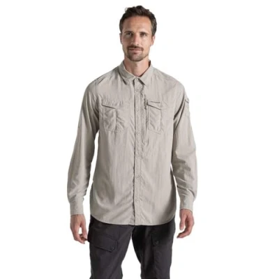 Abbildung von Craghoppers NosiLife Adventure Langarm Hemd III Herren (Hellgrau 3XL ) Hemden