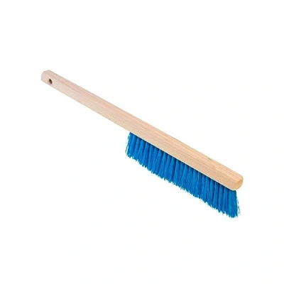 Abbildung von ToM PaR Scheuerbürste aus Holz Ergonomischer Holzgriff Dicht borsten nicht kratzend Bruchsicherer langer Stiel Verformt sich Für das Auto den Haushalt Länge: 45 cm Blau