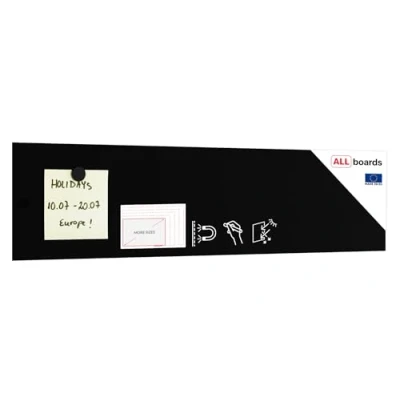 Abbildung von ALLboards Rahmenloses SLIMboard Kreideoberfläche 60x15 cm + GRATIS