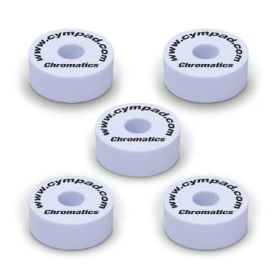 Abbildung von Cympad Chromatics Beckenfilz Set Ø 40/15mm Weiss (5 Stück)