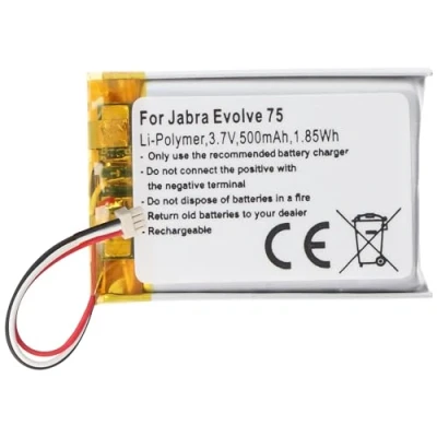 Abbildung von Akku kompatibel mit Jabra Evolve 75 Headset, AHB572535PST, Li Polymer, 3,7V