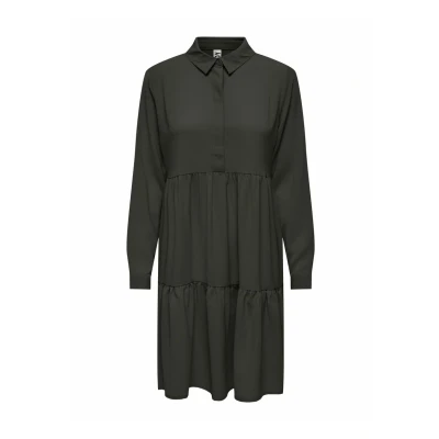 Abbildung von JDY Piper NOOS Blusenkleid, Damen, Größe: 36, Peat
