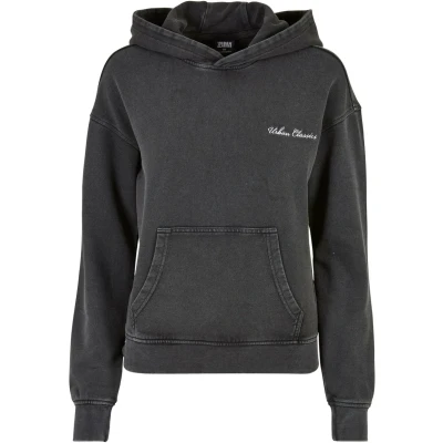 Abbildung von Urban Classics Small Embroidery Kapuzenpullover, Herren, Größe: Large, Black