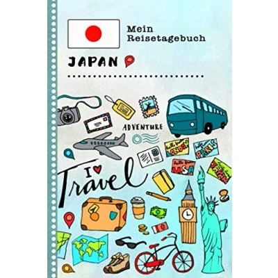Abbildung von Japan Mein Reisetagebuch: Kinder Reise Aktivitätsbuch zum Ausfüllen, Eintragen, Malen, Einkleben A5 Ferien unterwegs Tagebuch Selberschreiben Urlaubstagebuch Journal für Mädchen, Jungen