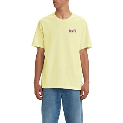 Abbildung von Levi&#039;s Herren Ss Relaxed Fit Tee T Shirt,Core Poster Lemonade,S