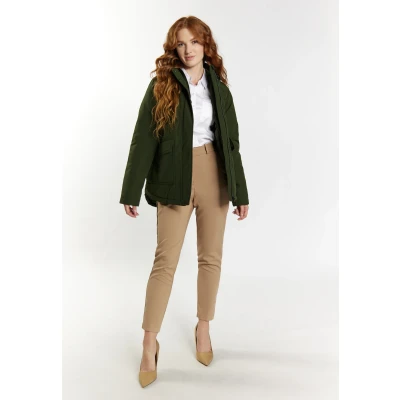 Abbildung von DREIMASTER Klassik Damen Arctic Winterjacke S / Dunkelgrün 83% Polyester 17% Baumwolle