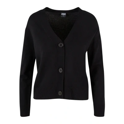 Abbildung von Urban Classics Strickjacke, Damen, Größe: 3XL, Black