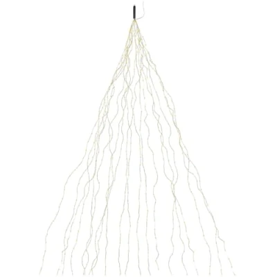 Abbildung von Lunartec Lichterkette Mit Ring: Christbaum Überwurf Lichterkette, 20 Girlanden &amp; 720 warmweiße LEDs (Lichtervorhang Weihnachtsbaum, Lichtervorhang Christbaum, LED Weihnachtsbaumkerzen)