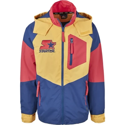 Abbildung von Starter Multicolored LOGO Leichte Jacke, Herren, Größe: Small, Red/blue/yellow