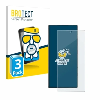 Abbildung von BROTECT Entspiegelungs Schutzglas für Nubia Z70 Ultra (3 Stück) Schutz Folie Panzerfolie Glas Matt [Extrem Kratzfest 9H, Anti Reflex]