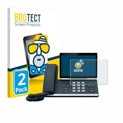 Abbildung von BROTECT Entspiegelungs Schutzfolie für Yealink SIP T57W (2 Stück) Matte Displayschutz Folie, Anti Reflex, Fingerprint