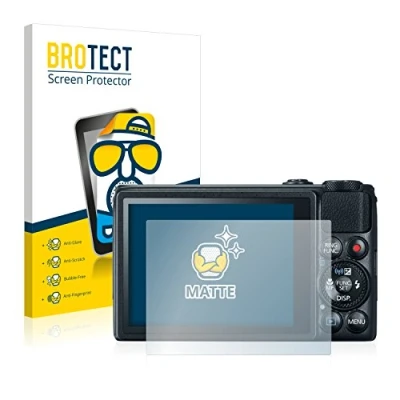 Abbildung von BROTECT Entspiegelungs Schutzfolie für Canon PowerShot S120 (2 Stück) Matte Displayschutz Folie, Anti Reflex, Fingerprint