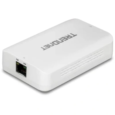 Abbildung von TRENDnet TPE BE200 2 Port Gigabit PoE++ Extender, 1 x Eingang, PoE Ausgang, verlängert 100 m (328 Fuß) bis zu 200 (656 Fuß), Daisy Chain 4 Einheiten 500 (1640