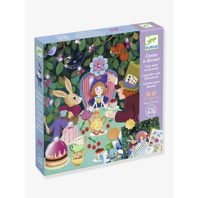 Abbildung von Djeco Märchen zum Dekorieren Alice im Wunderland