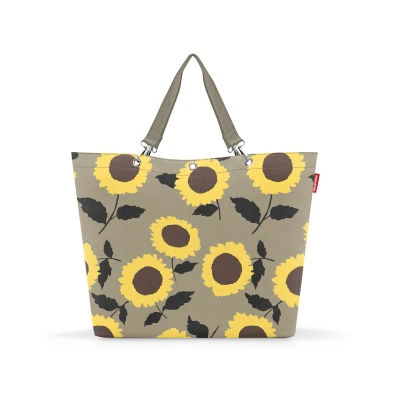 Abbildung von reisenthel shopper XL sunflowers Geräumige Shopping Bag und edle Handtasche in einem Aus wasserabweisendem Material