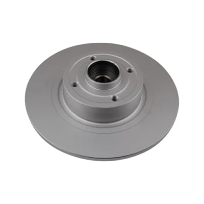 Abbildung von VALEO 675404 Bremsscheibe Hinterachse 270 10,2 4 voll beschichtet mit Schraube, ABS Sensorring, integriertem Radlager RENAULT: SCENIC 2