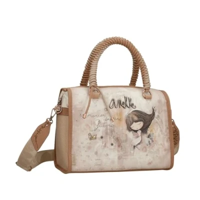 Abbildung von Bowling Memories Tasche mit Rückentasche Klassisches und geräumiges Design Handgriffe verstellbare Schulterriemen Maße: 30 x 21 15 cm, Mehrfarbig