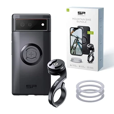 Abbildung von SP CONNECT Mountain Bike Bundle SPC+ kompatibel mit Google Pixel 6 Handyhalter für Mountainbike MTB Handy Halterung Gadget