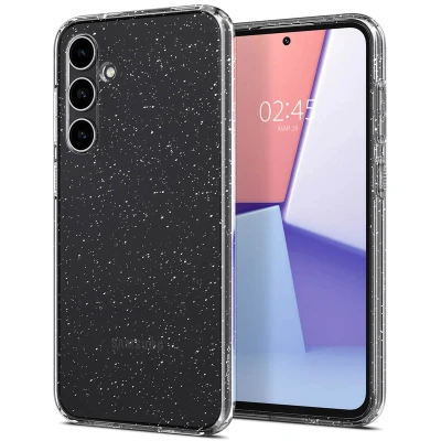 Abbildung von Samsung Galaxy S23 FE Hülle Silikon Spigen Soft Case/Backcover Handyhülle Transparent Shockproof/Stoßfest